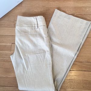 Alice + Olivia gold wide leg pants